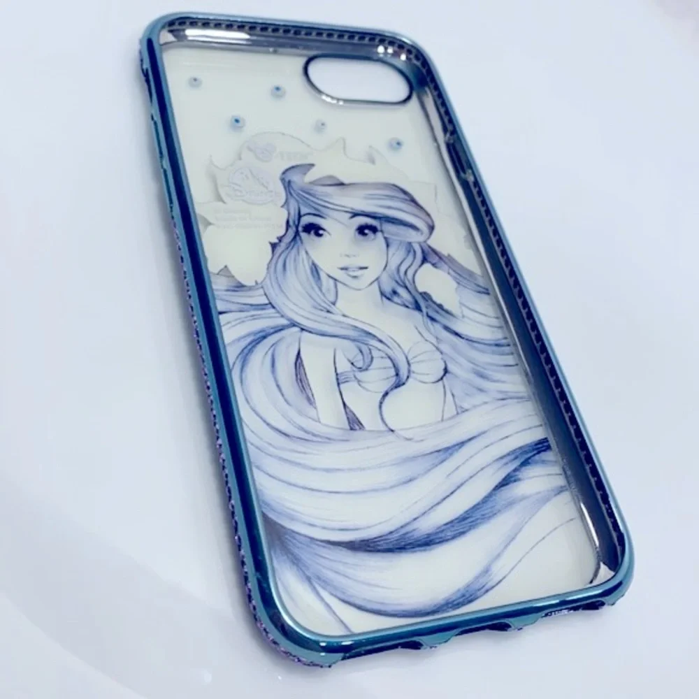 DISNEY D-TECH 'Ariel - Little Mermaid' iPhone 7/6/6S Soft Clear Phone Cover
